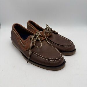 BRAND NEW Sperry Top Sider Leeward 2 Tone Lace Up 61626 Boat Deck Shoes Sz 9.5 M